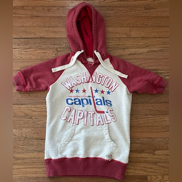 Mitchell & Ness Tops - Mitchell & Ness VTG NHL Hockey SS Hoodie Washington Capitals | Size Medium